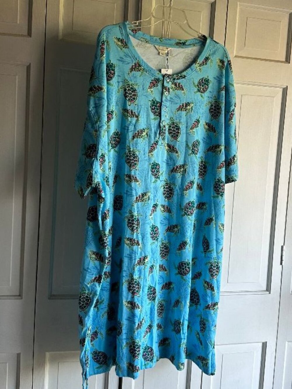 NWT $49 VERA BRADLEY COTTON NIGHT DRESS PLUS SIZE 3XL